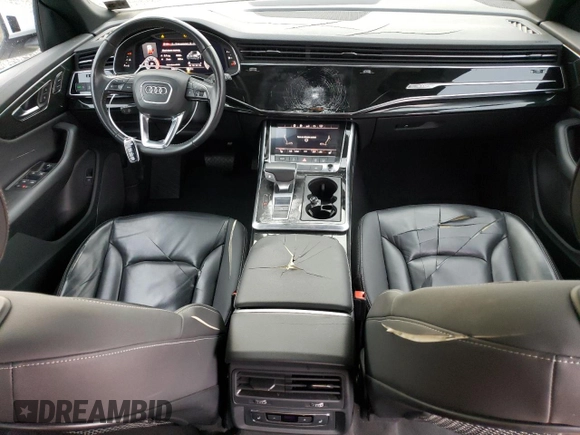 2019 Audi Q8 Premium z VIN WA1AVAF16KD013465, wystawiony jako Copart lot #88467105 z przebiegiem 54 678 mil mil oraz Szkoda całkowita • Salvage title. Historia ofert i sprzedaży dostępna na DreamBid. Obrazek 8.
