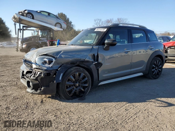 2022 MINI Countryman Cooper with VIN WMZ43BR07N3N30320, listed as a Copart auction lot 46315235 with Not provided miles and Salvage title. Bid and sale history available at DreamBid. Image 1.