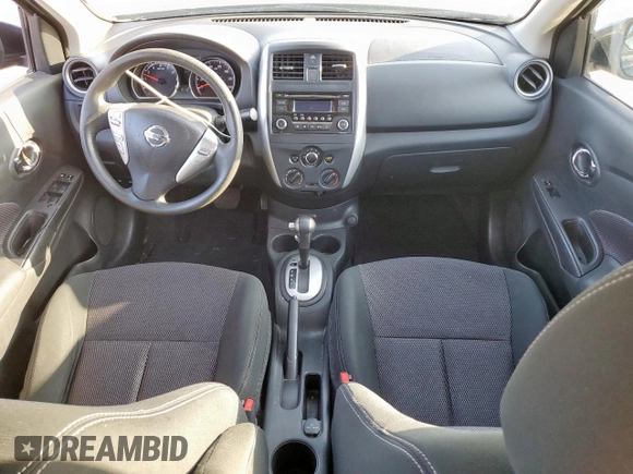2017 Nissan Versa S with VIN 3N1CN7AP5HL888958, listed as a Copart auction lot 64255495 with 67,417 mi miles and Salvage title. Bid and sale history available at DreamBid. Image 8.