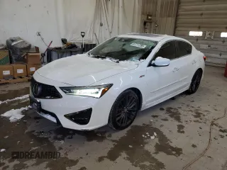 2020 Acura ILX w/Premium/A-SPEC Pkg with VIN 19UDE2F81LA009110, listed as a Copart auction lot 41711785 with 50,266 mi miles and Salvage Title. Bid and sale history available at carsss.com. Image 1.
