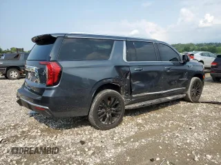 2021 GMC Yukon XL SLT with VIN 1GKS2GKD9MR437285, listed as a Copart auction lot 63038474 with 49,603 mi miles and Salvage Title. Bid and sale history available at carsss.com. Image 3.