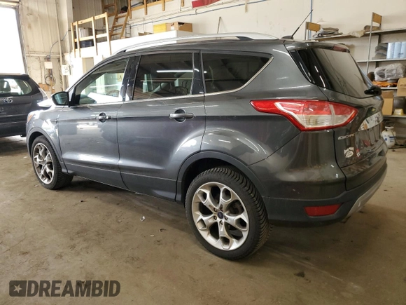 2016 Ford Escape Titanium with VIN 1FMCU9J92GUB47678, listed as a Copart auction lot 53421915 with 122,380 mi miles and Salvage Title. Bid and sale history available at carsss.com. Image 2.