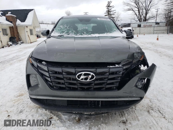 2022 Hyundai Tucson SE with VIN 5NMJACAE0NH025579, listed as a Copart auction lot 46272365 with 34,491 mi miles and Salvage Title. Bid and sale history available at carsss.com. Image 5.