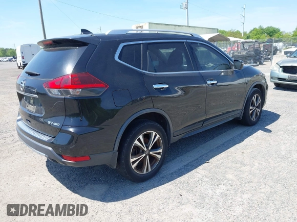 2019 Nissan Rogue SV with VIN JN8AT2MV8KW379699, listed as a IAAI auction lot 42132661 with 1 mi miles. Bid and sale history available at carsss.com. Image 4.