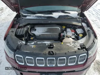 2022 Jeep Compass Latitude Lux with VIN 3C4NJDFB2NT221516, listed as a Copart auction lot 45726005 with 16,953 mi miles and Salvage title. Bid and sale history available at DreamBid. Image 14.