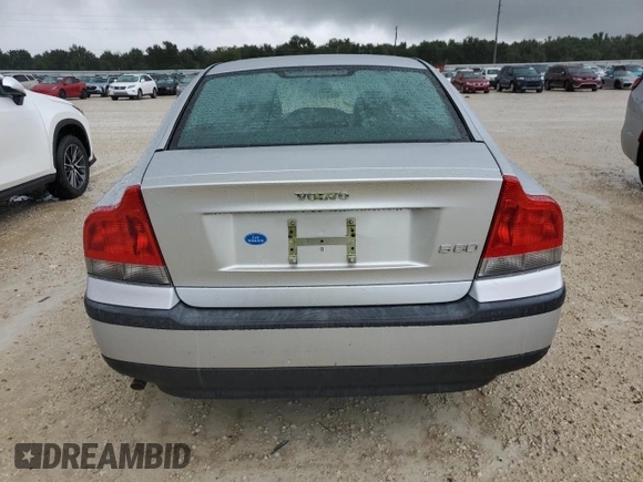 2003 Volvo S60 2.4L with VIN YV1RS61T532243853, listed as a Copart auction lot 73828484 with 0 mi miles and Non Repairable. Bid and sale history available at carsss.com. Image 6.