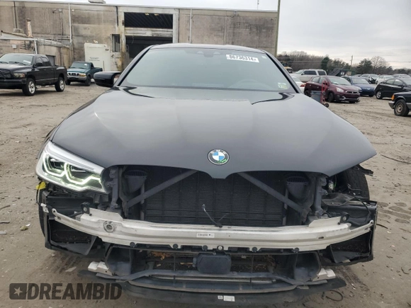 2020 BMW M5 Competition with VIN WBSJF0C00LCE03845, listed as a Copart auction lot 86736314 with 57,912 mi miles and Salvage Title. Bid and sale history available at carsss.com. Image 5.