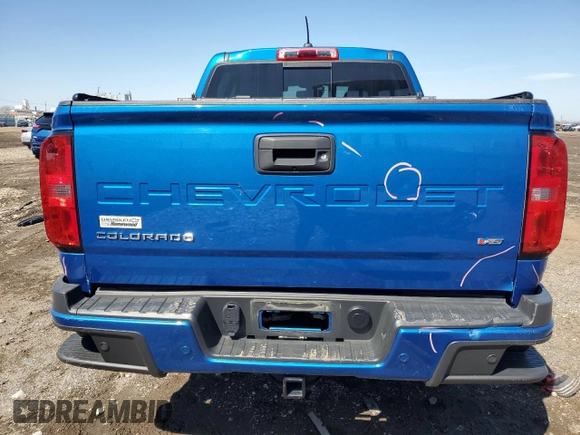 2021 Chevrolet Colorado 4WD LT z VIN 1GCGTCEN2M1226861, wystawiony jako Copart lot #52482505 z przebiegiem 65 861 mil mil oraz Szkoda całkowita • Salvage title. Historia ofert i sprzedaży dostępna na DreamBid. Obrazek 6.