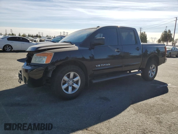 2013 Nissan Titan SL with VIN 1N6AA0ED3DN302739, listed as a Copart auction lot 89081615 with 141,150 mi miles and Salvage Title. Bid and sale history available at carsss.com. Image 1.