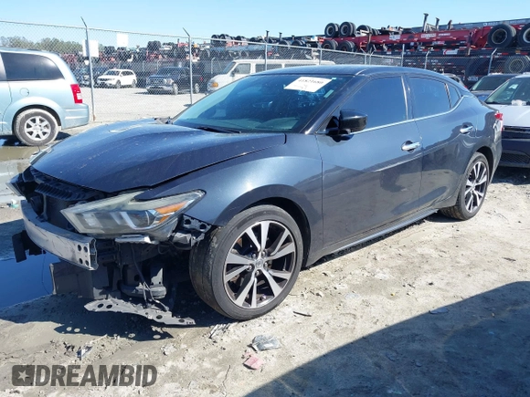 2016 Nissan Maxima SV z VIN 1N4AA6AP3GC383124, wystawiony jako IAAI lot #41821680 z przebiegiem 139 510 mil mil oraz . Historia ofert i sprzedaży dostępna na DreamBid. Obrazek 2.