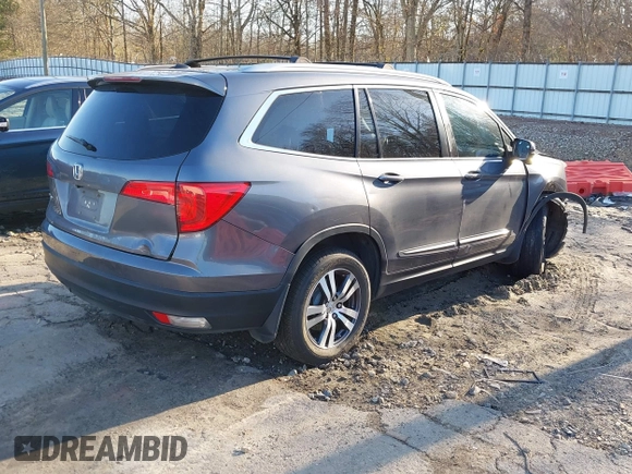 2016 Honda Pilot EX-L z VIN 5FNYF5H54GB041614, wystawiony jako IAAI lot #41505898 z przebiegiem Nie podano mil oraz . Historia ofert i sprzedaży dostępna na DreamBid. Obrazek 4.