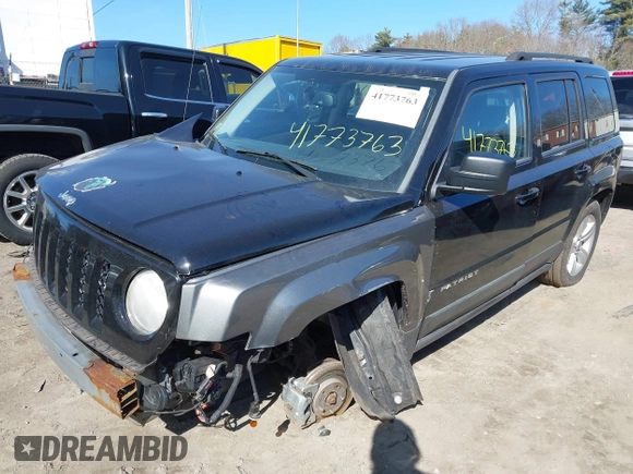 2013 Jeep Patriot Sport with VIN 1C4NJRBB1DD237178, listed as a IAAI auction lot 41773763 with 148,306 mi miles and . Bid and sale history available at carsss.com. Image 2.