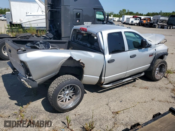 2009 Dodge Ram 2500 SLT with VIN 3D7KS28L49G543573, listed as a Copart auction lot 70029154 with 0 mi miles and Salvage Title. Bid and sale history available at carsss.com. Image 3.