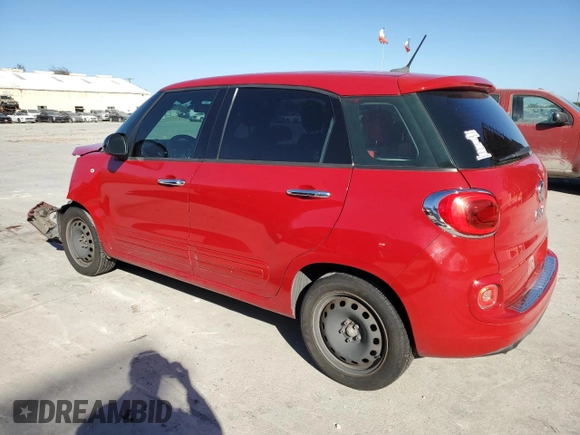 2015 FIAT 500L Pop with VIN ZFBCFAAH1FZ032825, listed as a Copart auction lot 86824774 with 184,176 mi miles and Salvage Title. Bid and sale history available at carsss.com. Image 2.