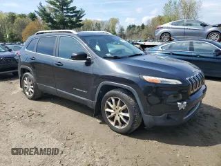 2014 Jeep Cherokee Limited with VIN 1C4PJLDS6EW134220, listed as a Copart auction lot 55585885 with 117,766 mi miles and Clean title. Bid and sale history available at DreamBid. Image 4.