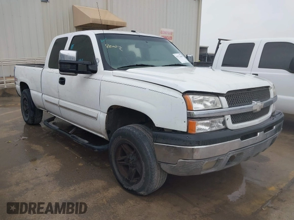 2003 Chevrolet Silverado 1500 LS with VIN 2GCEK19V831318624, listed as a IAAI auction lot 41772468 with 205,665 mi miles. Bid and sale history available at carsss.com. Image 1.