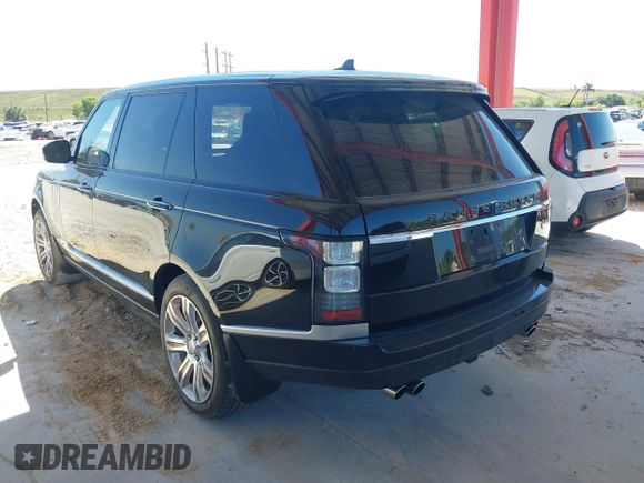 2016 Land Rover Range Rover with VIN SALGW3EF9GA277982, listed as a IAAI auction lot 41782847 with 81,277 mi miles and . Bid and sale history available at DreamBid. Image 3.