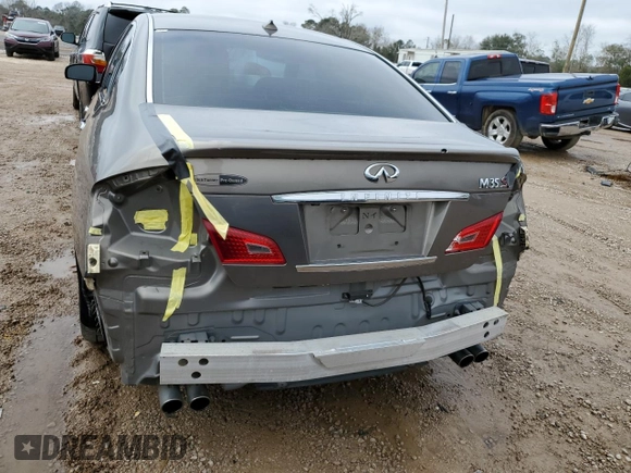2008 Infiniti M with VIN JNKAY01E58M600619, listed as a Copart auction lot 45936145 with 134,958 mi miles and Salvage title. Bid and sale history available at DreamBid. Image 6.