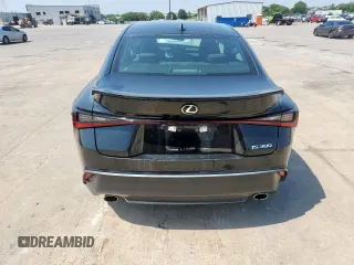 2021 Lexus IS 300 with VIN JTHCA1D21M5117945, listed as a Copart auction lot 58202975 with 18,923 mi miles and Salvage title. Bid and sale history available at DreamBid. Image 6.
