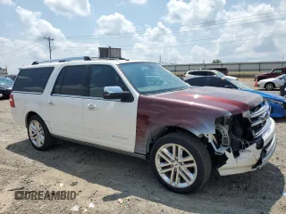 2017 Ford Expedition Max Platinum z VIN 1FMJK1MT5HEA13460, wystawiony jako Copart lot #62346735 z przebiegiem 130 720 mil mil oraz Szkoda całkowita • Salvage title. Historia ofert i sprzedaży dostępna na DreamBid. Obrazek 4.
