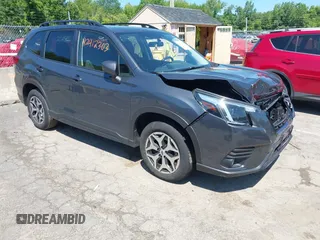 2022 Subaru Forester Premium with VIN JF2SKAEC2NH436970, listed as a IAAI auction lot 42412303 with 66,566 mi miles and . Bid and sale history available at DreamBid. Image 1.