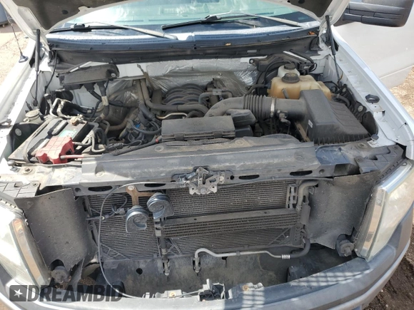 2012 Ford F-150 XL with VIN 1FTFX1EF6CFB16264, listed as a Copart auction lot 58839275 with 121,226 mi miles and Salvage title. Bid and sale history available at DreamBid. Image 11.