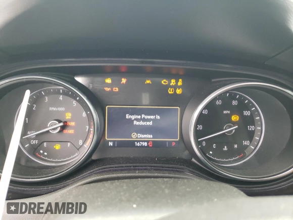 2023 Buick Encore GX Select with VIN KL4MMDSL7PB137210, listed as a Copart auction lot 45848015 with 16,798 mi miles and Salvage title. Bid and sale history available at DreamBid. Image 9.