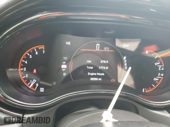 2023 Dodge Durango Pursuit with VIN 1C4RDJFG8PC567815, listed as a Copart auction lot 54140425 with 32,859 mi miles and Salvage title. Bid and sale history available at DreamBid. Image 9.