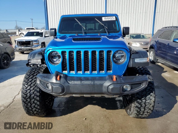 2022 Jeep Gladiator Mojave with VIN 1C6JJTEG2NL178515, listed as a Copart auction lot 46484525 with 19,975 mi miles and Non repairable. Bid and sale history available at DreamBid. Image 5.