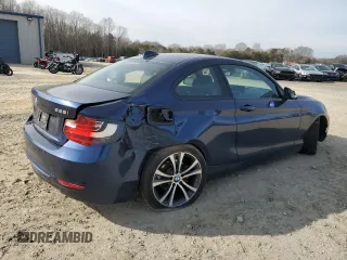 2016 BMW 2 Series 228i xDrive with VIN WBA1G9C59GV598997, listed as a Copart auction lot 36809134 with 76,116 mi miles. Bid and sale history available at carsss.com. Image 3.