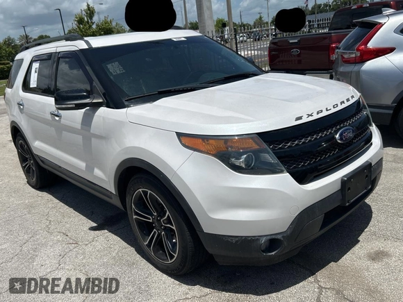2014 Ford Explorer Sport with VIN 1FM5K8GT9EGC55433, listed as a Copart auction lot 61199495 with 96,843 mi miles and Clean title. Bid and sale history available at DreamBid. Image 1.