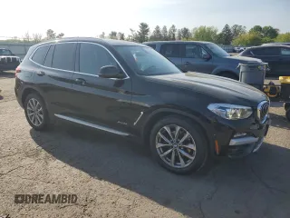 2018 BMW X3 xDrive30i with VIN 5UXTR9C55JLD65984, listed as a Copart auction lot 54907385 with 102,282 mi miles and Salvage Title. Bid and sale history available at DreamBid. Image 4.