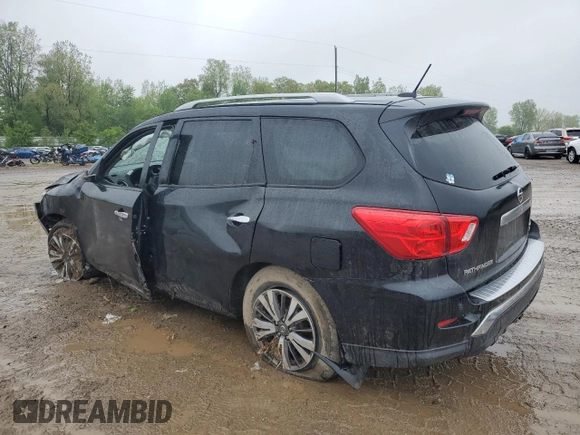 2017 Nissan Pathfinder SL with VIN 5N1DR2MM9HC611487, listed as a Copart auction lot 57460075 with Not provided miles and Clean title. Bid and sale history available at DreamBid. Image 2.