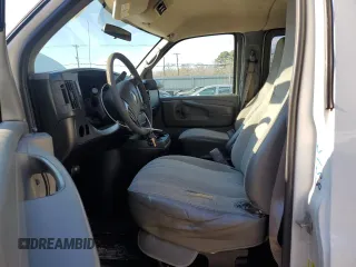 2010 Chevrolet Express Passenger LT with VIN 1GA2G1DG2A1148818, listed as a Copart auction lot 46236375 with 142,954 mi miles and Salvage title. Bid and sale history available at DreamBid. Image 7.