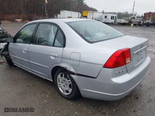 2002 Honda Civic LX with VIN 2HGES16662H567931, listed as a IAAI auction lot 41857814 with 191,087 mi miles. Bid and sale history available at carsss.com. Image 3.