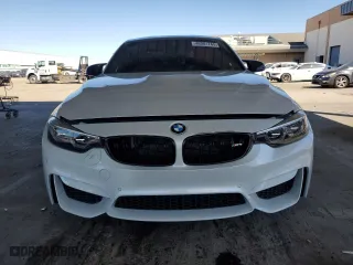 2018 BMW M3 with VIN WBS8M9C58J5J78545, listed as a Copart auction lot 48081745 with 48,166 mi miles and Salvage Title. Bid and sale history available at carsss.com. Image 5.