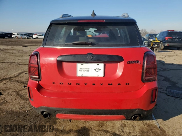 2022 MINI Countryman Cooper S with VIN WMZ53BR00N3N79458, listed as a Copart auction lot 45036595 with 22,798 mi miles and Salvage title. Bid and sale history available at DreamBid. Image 6.