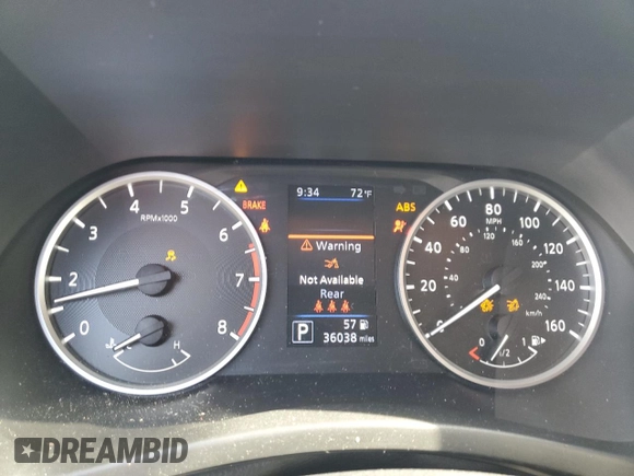 2021 Nissan Sentra S with VIN 3N1AB8BV8MY284952, listed as a Copart auction lot 52714715 with 36,038 mi miles and Non Repairable. Bid and sale history available at DreamBid. Image 9.
