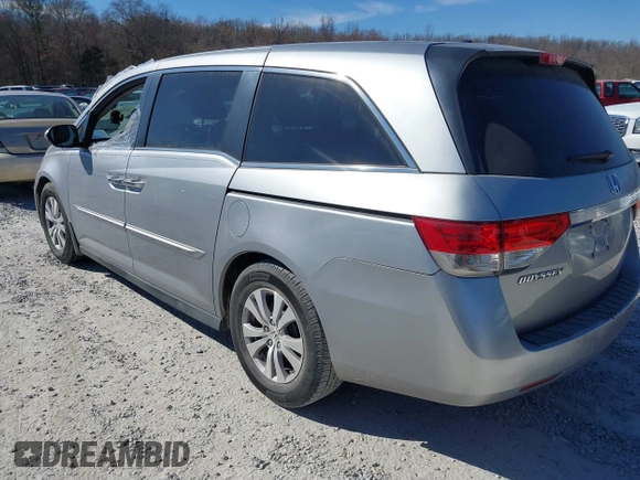 2016 Honda Odyssey EX-L with VIN 5FNRL5H67GB023727, listed as a IAAI auction lot 41673026 with Not Provided miles. Bid and sale history available at carsss.com. Image 3.