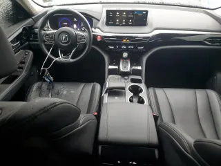 2023 Acura MDX with VIN 5J8YE1H36PL028064, listed as a Copart auction lot 81666304 with 16,586 mi miles and Salvage Title. Bid and sale history available at carsss.com. Image 8.
