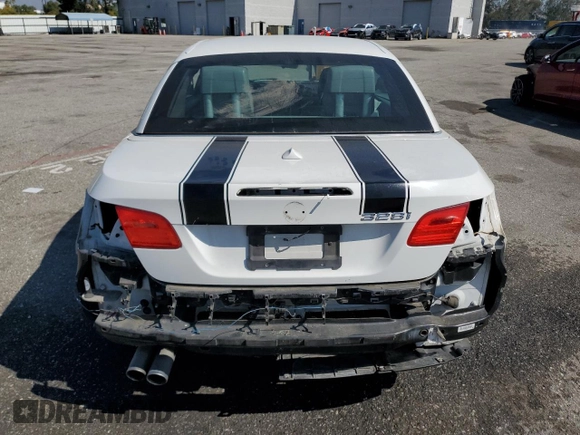 2011 BMW 3 Series 328i with VIN WBADW7C58BE542689, listed as a Copart auction lot 46525405 with Not provided miles and Salvage title. Bid and sale history available at DreamBid. Image 6.