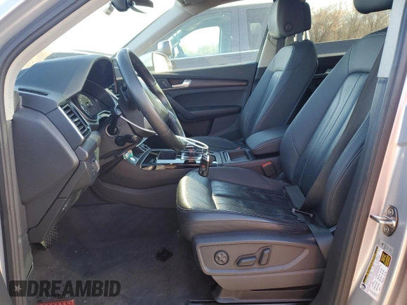 2022 Audi Q5 Premium with VIN WA1ABAFYXN2083220, listed as a Copart auction lot 80867064 with 46,924 mi miles and Salvage title. Bid and sale history available at DreamBid. Image 7.