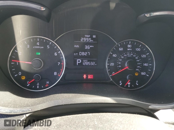2016 Kia Forte LX with VIN KNAFX4A67G5510226, listed as a Copart auction lot 52742425 with 128,532 mi miles and Salvage Title. Bid and sale history available at carsss.com. Image 9.
