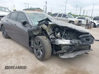 2021 Acura TLX w/A-Spec Package with VIN 19UUB5F53MA001253, listed as a IAAI auction lot 42176656 with 21,698 mi miles. Bid and sale history available at carsss.com. Image 1.