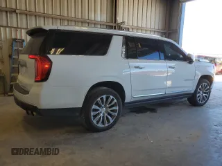 2022 GMC Yukon XL Denali with VIN 1GKS2JKL5NR133425, listed as a Copart auction lot 47168185 with 119,287 mi miles and Salvage Title. Bid and sale history available at carsss.com. Image 3.