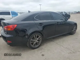 2008 Lexus IS 250 with VIN JTHBK262882074353, listed as a Copart auction lot 54529495 with 237,041 mi miles and Salvage Title. Bid and sale history available at DreamBid. Image 3.