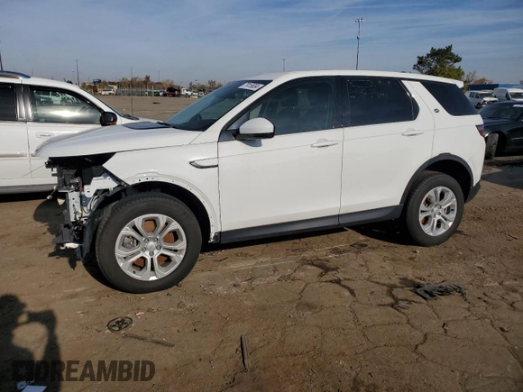 2023 Land Rover Discovery Sport S with VIN SALCJ2FX0PH321907, listed as a Copart auction lot 77419534 with 18,089 mi miles and Salvage Title. Bid and sale history available at carsss.com. Image 1.