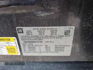 2016 GMC Acadia SLT with VIN 1GKKVRKD6GJ127164, listed as a IAAI auction lot 41737601 with 148,256 mi miles. Bid and sale history available at carsss.com. Image 9.
