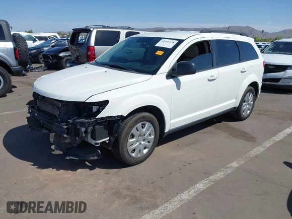2018 Dodge Journey SE with VIN 3C4PDCAB0JT229335, listed as a IAAI auction lot 42056228 with 157,868 mi miles. Bid and sale history available at carsss.com. Image 18.
