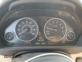 2013 BMW 3 Series 328i with VIN WBA3C1G57DNR47232, listed as a Copart auction lot 52994145 with 103,929 mi miles and Salvage Title. Bid and sale history available at carsss.com. Image 9.